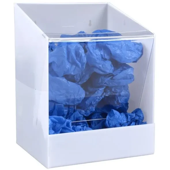 Multidispenserbox, hvid, akryl, til vgophng 1stk