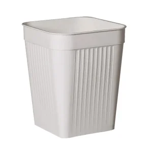 Papirkurv plast hvid 14L 32x26x26cm