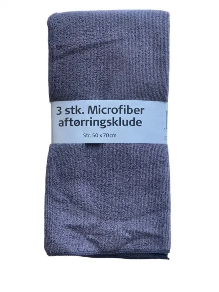 Mikrofiberklud 50 x 70 cm - 3 stk/pak