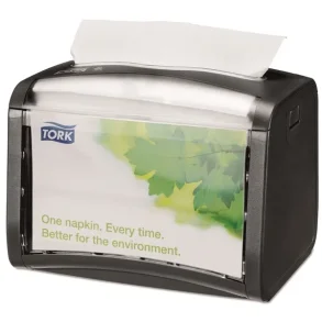 Tork Xpressnap Servietdispenser til bord, Sort, lodret