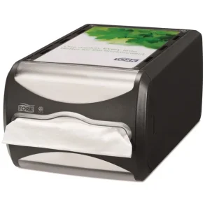 Tork Xpressnap Servietdispenser til disk, Vandret, Sort