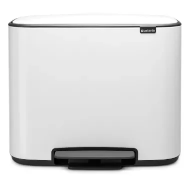 Brabantia BO pedalspand hvid 36 liter