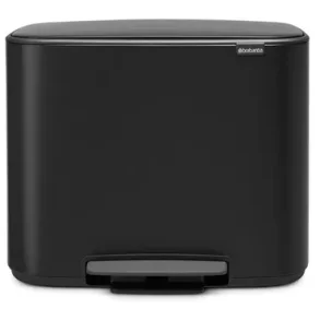 Brabantia BO pedalspand Mat Sort 36 liter