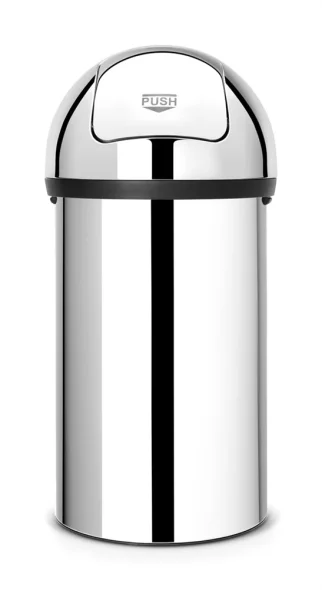 Brabantia affaldsspand m/vippelg 60 liter Rustfri