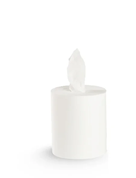 Midium Aftringspapir u/hylse hvid 1 lags, 280M 6rl x 40 kolli