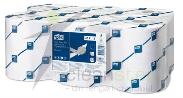 Aftringsrulle EnMotion Impulse, 2 lags, hvid, 6 ruller - 40 kolli