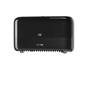 Tork Dispenser Mid-size T7 Twin (2 rums), uden hylse, Sort