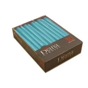 Antiklys, Hot turkis, 7,5 timer, ???????2.2 x 24.5 cm 30 stk x 4