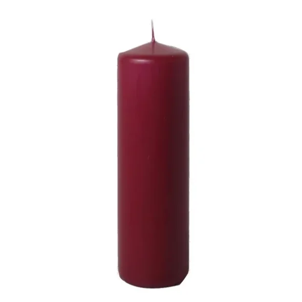 Bloklys Bordeaux 80 timer, 7 x 18 cm, 360 stk