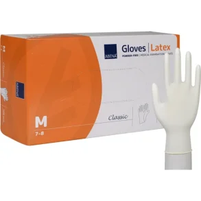 Latex handsker Medium uden pudder, 450 pakker/ pallekb