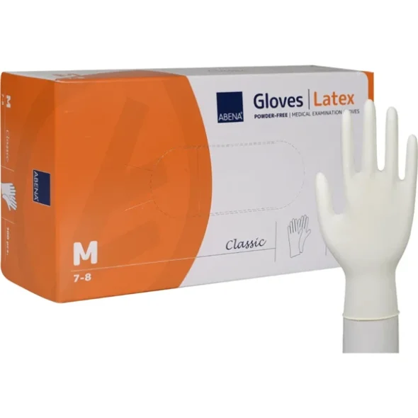 Latex handsker Medium uden pudder, 450 pakker/ pallekb