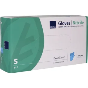 Nitrilhandsker, Excellent,uden pudder Bl, Small, 100 stk/pak