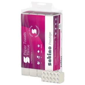 Satino Hndkldeark Wepa 20.6x32 CM, hvid, 3 lags, FSC, EU 3000 STK