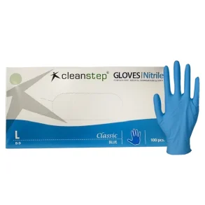Nitrilhandsker, Cleanstep uden pudder Bl, Large 600 pakker/ pallekb