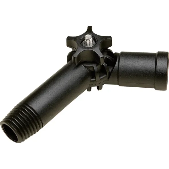 Vikan vinkel adapter, Drejeled, 140 mm, Sort 