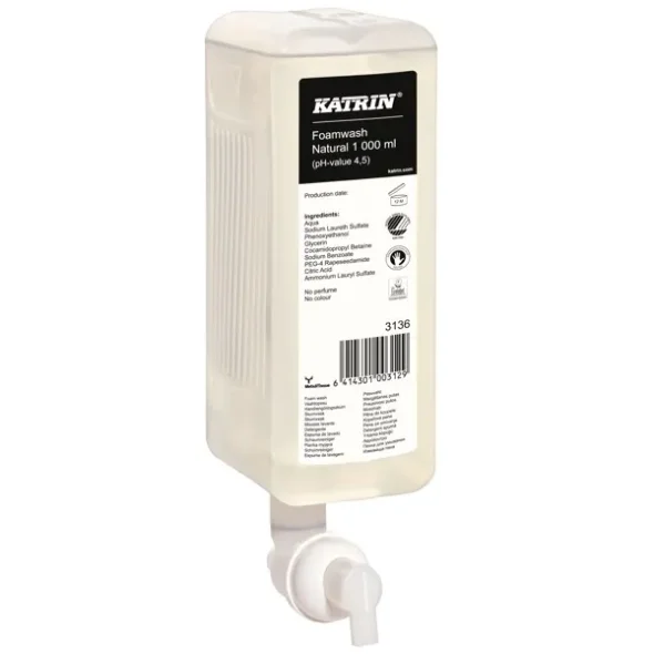 KATRIN skumsbe uden farve & uden parfume 1000ml