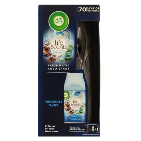 Air Wick Freshmatic Black Turquoise Oasis Starterkit 250 ml