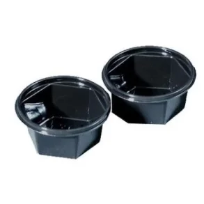 Dressingbger Catersource 50ml 68xH31mm APET sort x 12 x 96 stk 