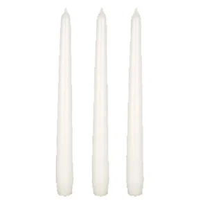 Servietlys, Gastro-Line, 24,5cm, 2,35cm, hvid, 8 timer, 100stk/kolli