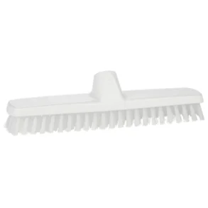 Gulvskrubbe, 290 mm, Stiv, Hvid