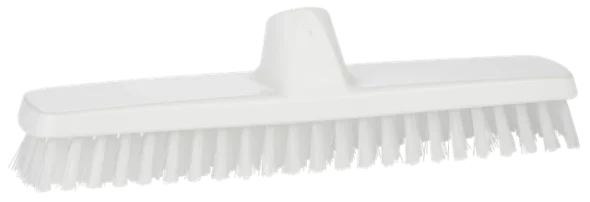 Gulvskrubbe, 290 mm, Stiv, Hvid