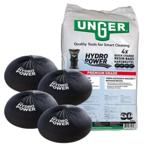 Unger QuickChange sk med 4 x 24 liters Harpiksposer