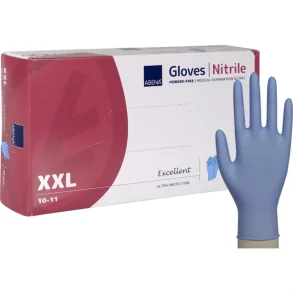 Nitril Handsker EXCELLENT bl u/pudder XXL 90 stk