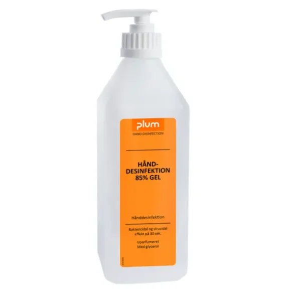 Plum Hnddesinfektion 85% Gel med pumpe, 600 ml