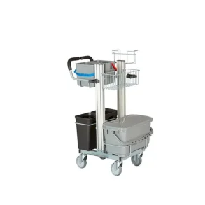 Tina trolleys Exclusive Mini Microfiber - 2x6 ltr. samt kurv & affald