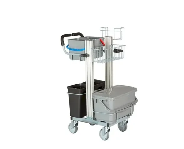 Tina trolleys Exclusive Mini Microfiber - 2x6 ltr. samt kurv & affald