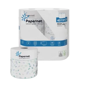 Papernet Toiletpapir 2 lags, Nyfiber Hvid, 2m, 48 stk/kolli