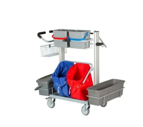 TINA Trolleys Exclusiv Microfiber 2x6 ltr & 40+60cm mop box