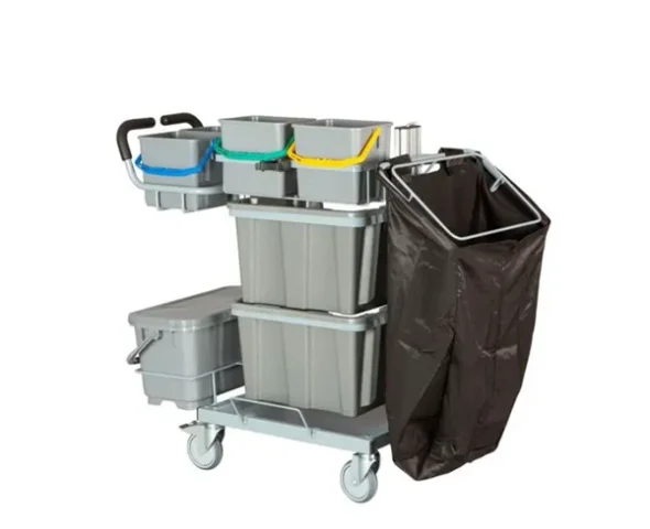 TINA Trolleys Exclusiv Fugtsystem 4x6L Store moppekasser & pose
