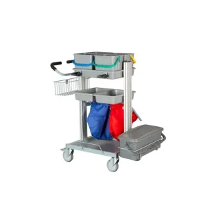 Tina Trolleys Exclusiv Microfiber 4x6 ltr. - 40 cm. mop box m/lg
