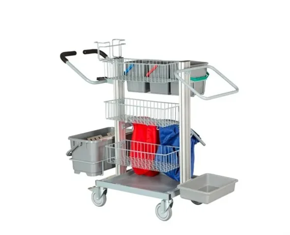 Tina Trolleys Exclusiv 3x6 ltr. dryp + kurve og 110 l affald
