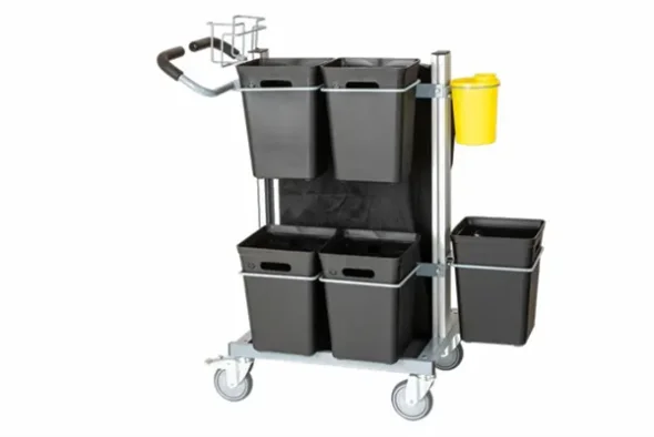 Tina Trolleys Affaldsvogn m/holder til kanyleboks