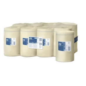 Tork Aftrringspapir Basic, Centerfeed, gul, 1 lags, M1 11 stk - 32 kolli 