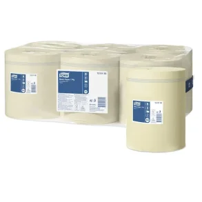 Tork nr 120150 Aftrring M2 Midi 1-lags Gul 6 ruller - 36 kolli 