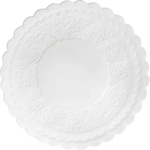 Tissue kopunderlag rund 8-lags,  9 cm - hvid 500stk