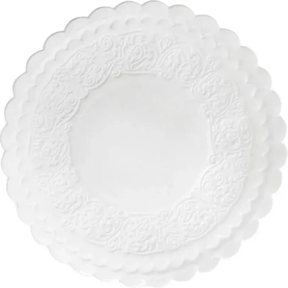 Tissue kopunderlag rund 8-lags,  9 cm - hvid 500stk