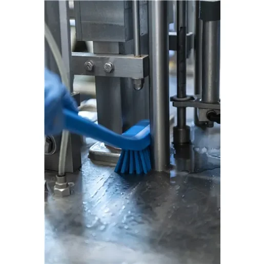 Vikan Smal vaskebrste m/ langt skaft, 42 cm Stiv, Hvid