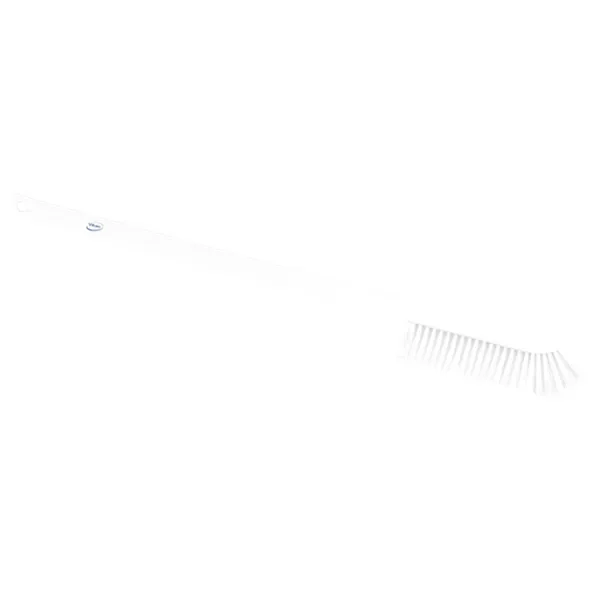 Vikan Ultra smal vaskebrste m/ langt skaft 60cm Medium Hvid