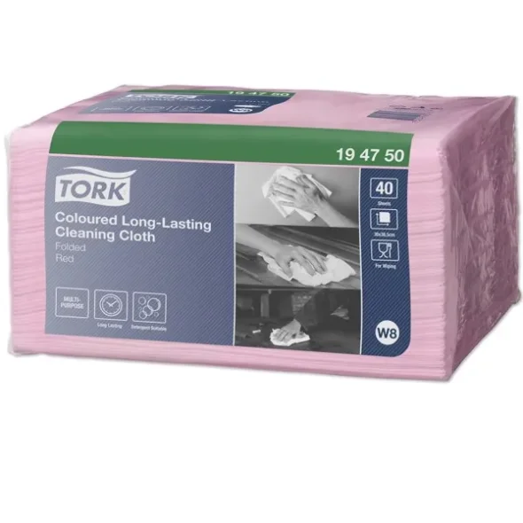 Tork W8 Allround klud 1-lags Rd 40 stk/pak