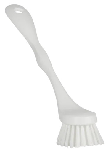 Opvaskebrste, 250 mm, Stiv, Hvid