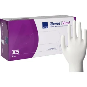Vinylhandsker, uden pudder EXTRA Small, 100 stk