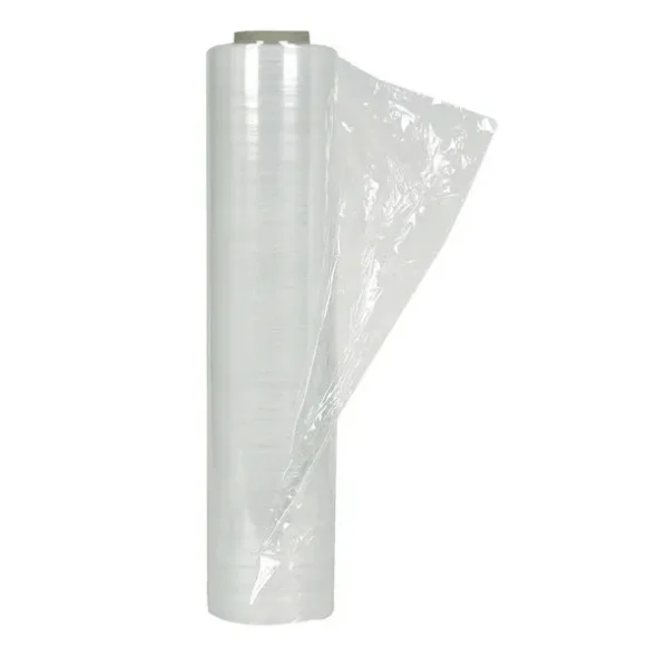 Strkfilm, klar, LLDPE/recycle, 45cm x 300m 6 ruller/kolli