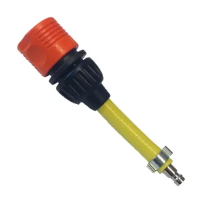 Adapter fra minibore-han til Gardena-type hun