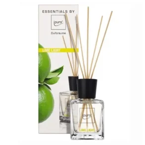 Duft flakon, ipuro, med Lime Light duft inkl. pinde, 200 ml