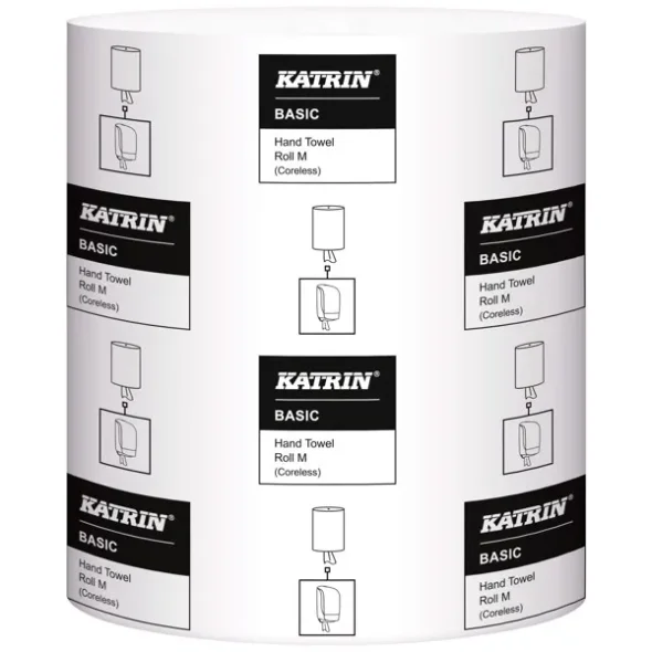 Hndklderulle Katrin Basic midi uden hylse. 300 m. 6rl/krt  #476512