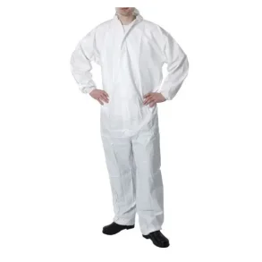 Beskyttelsesdragt, polyethylen, hvid,XX large